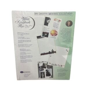 Creative Memories 12x15 White Scrapbook Pages Refill RCM-15S‎ New Sealed